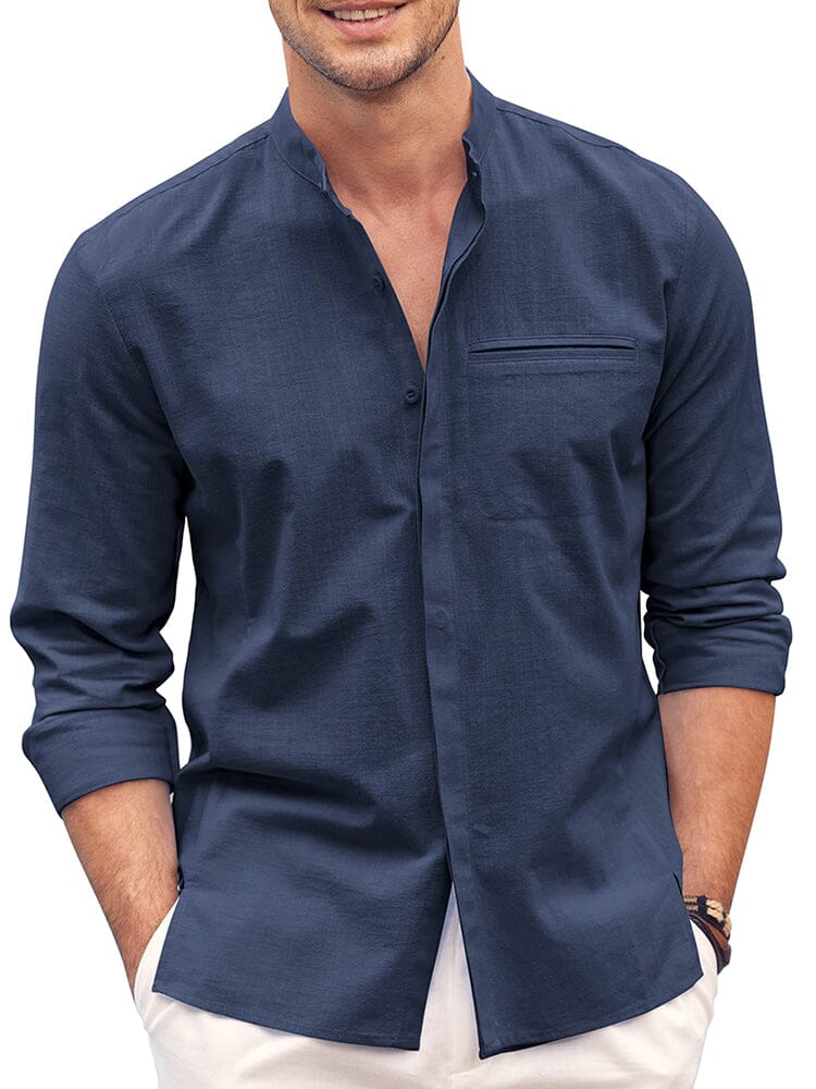 Classic fit Long Sleeve Cotton Shirt (US Only)