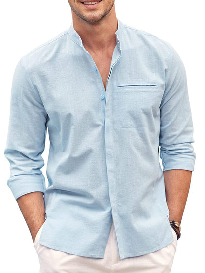 Classic fit Long Sleeve Cotton Shirt (US Only)