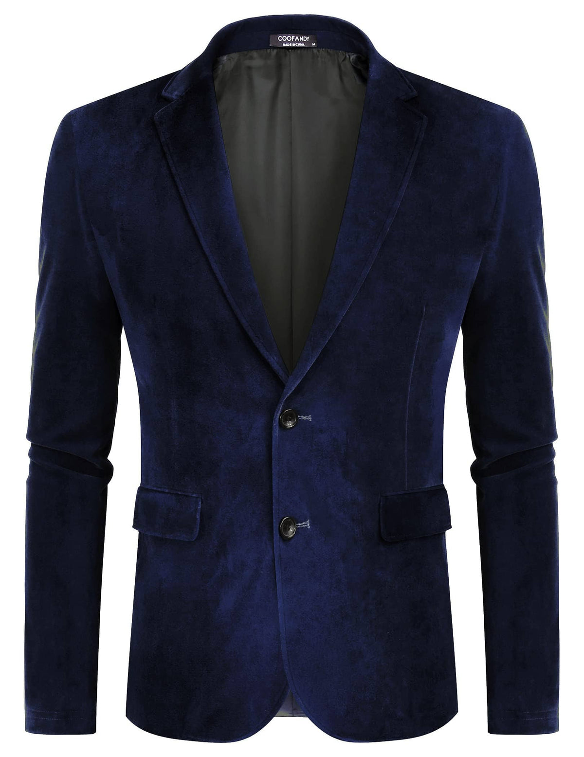 Two Button Slim Fit Blazers Retro Tuxedo Suit Jackets (US Only)