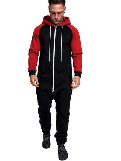 Casual Full Zip Hooded Jumpsuit (US Only)