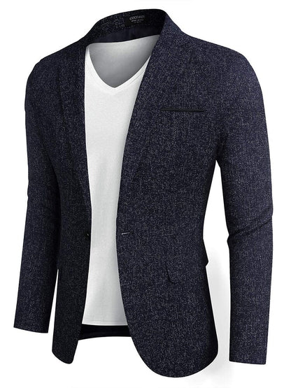 Slim Fit One Button Blazer Jacket (US Only)