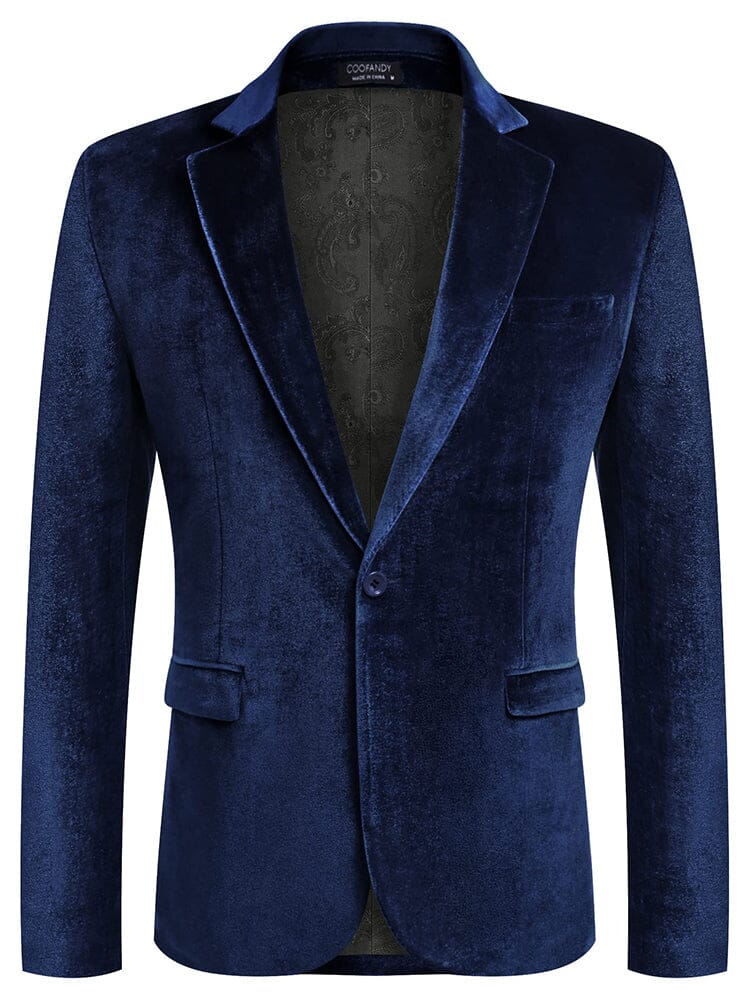 Luxury Velvet Blazer Jacket (US Only)
