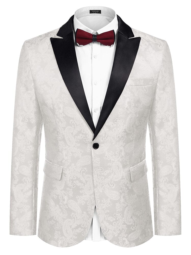 Floral Tuxedo Paisley Suit Jacket (US Only)