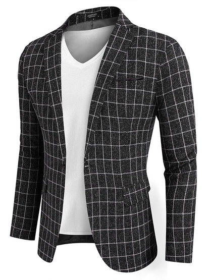Slim Fit One Button Blazer Jacket (US Only)