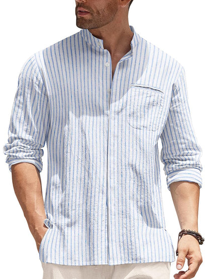 Classic fit Long Sleeve Cotton Shirt (US Only)