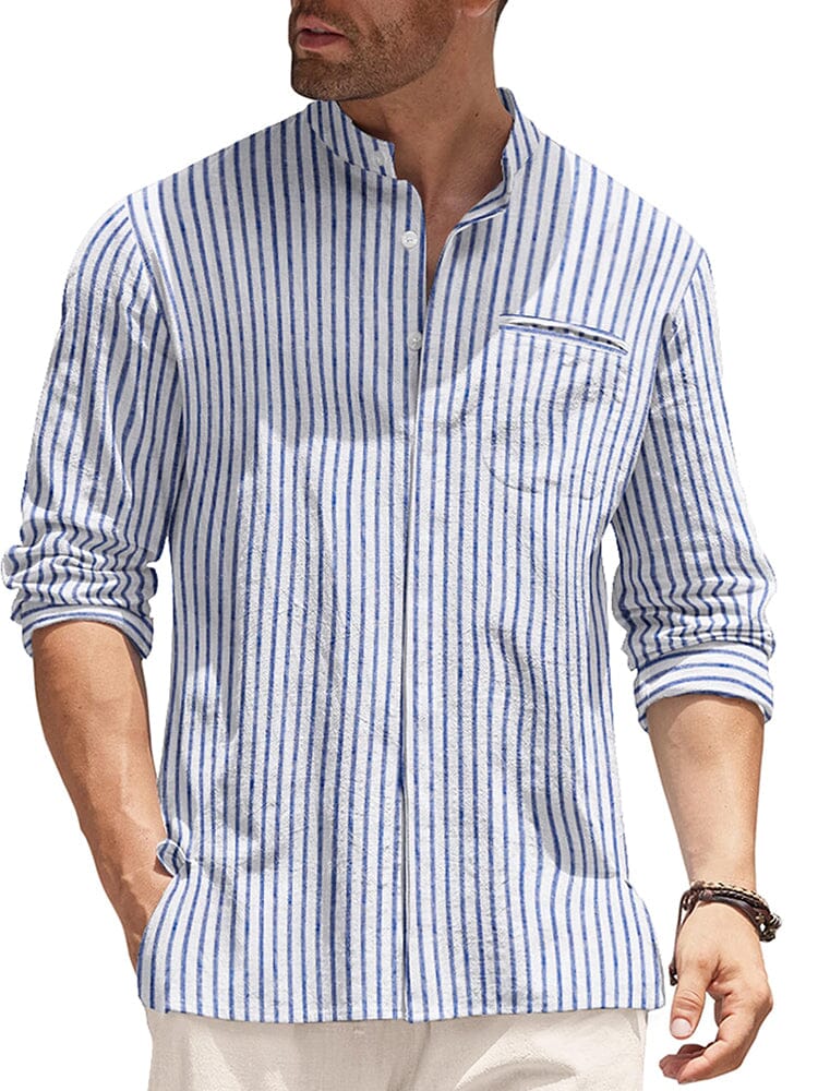 Classic fit Long Sleeve Cotton Shirt (US Only)