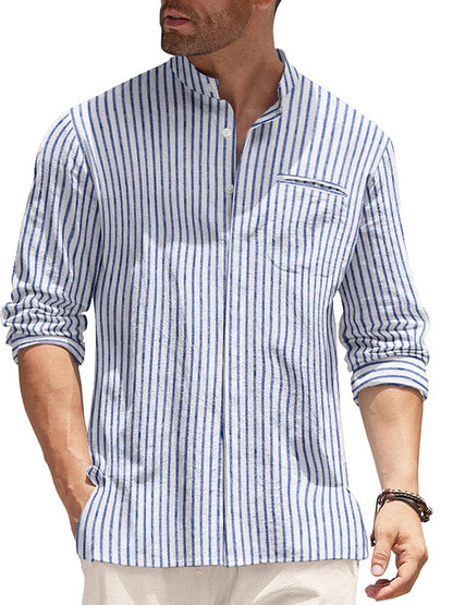 Classic fit Long Sleeve Cotton Shirt (US Only)