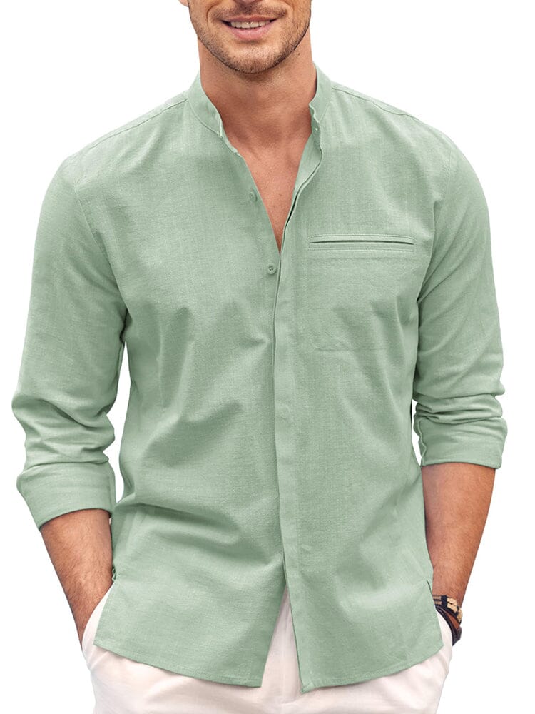Classic fit Long Sleeve Cotton Shirt (US Only)