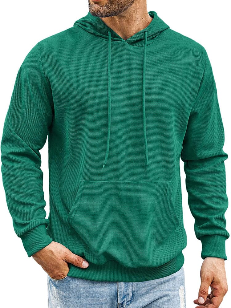 Classic Leisure Waffle Knit Hoodie (US Only)