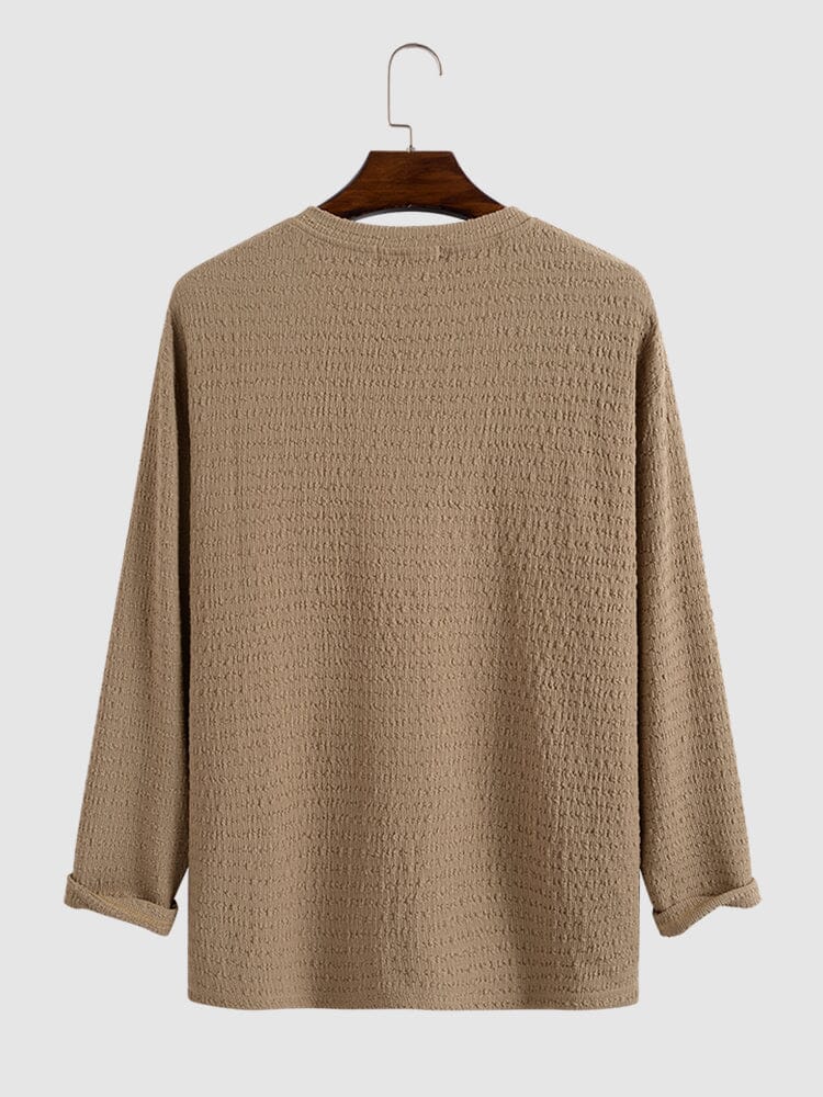 Small V-neck long-sleeved Shirt