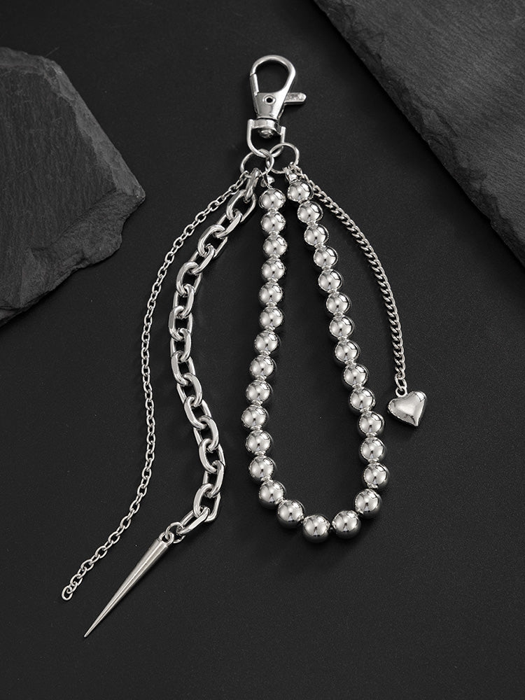 Essential Beads Rivet Wallet Chain Keychain Jeans Charm