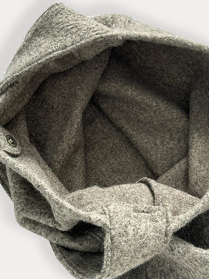 Soft Tweed Canvas Shoulder Bag