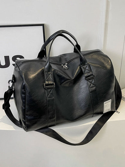 Large Capacity PU Leather Travel Bag