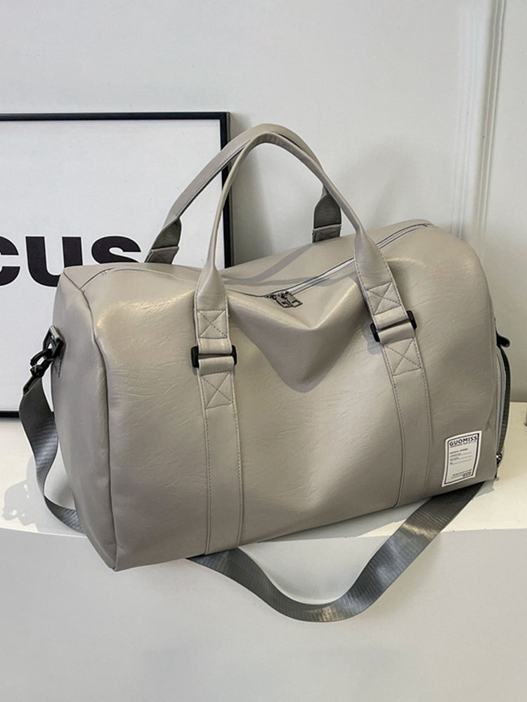 Large Capacity PU Leather Travel Bag