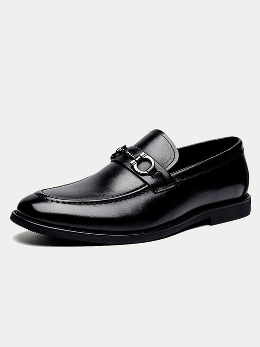 Top Grain Leather Horsebit Loafers