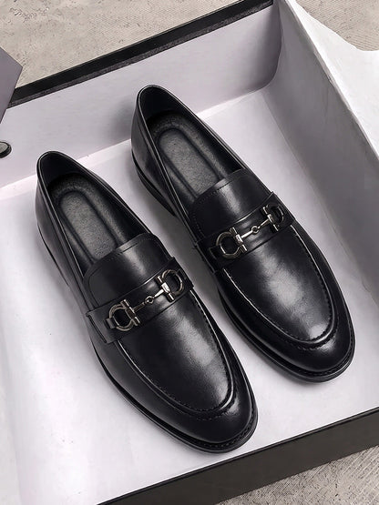 Top Grain Leather Horsebit Loafers