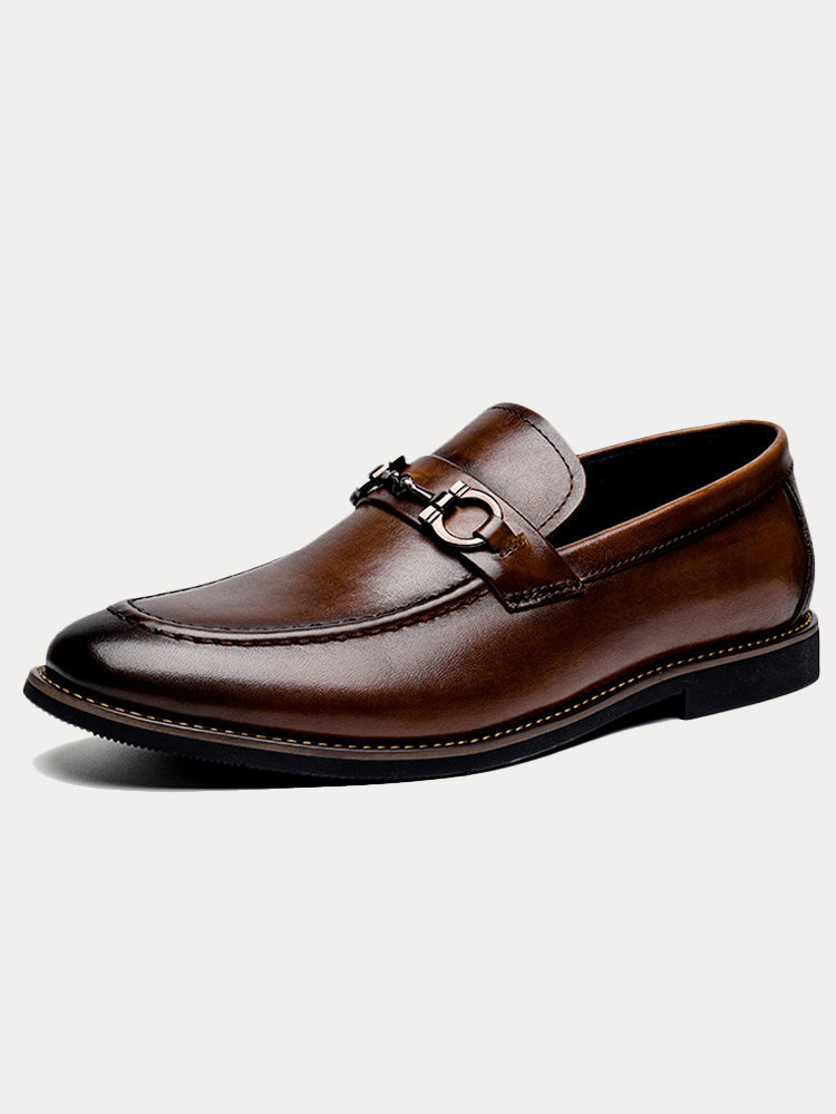Top Grain Leather Horsebit Loafers