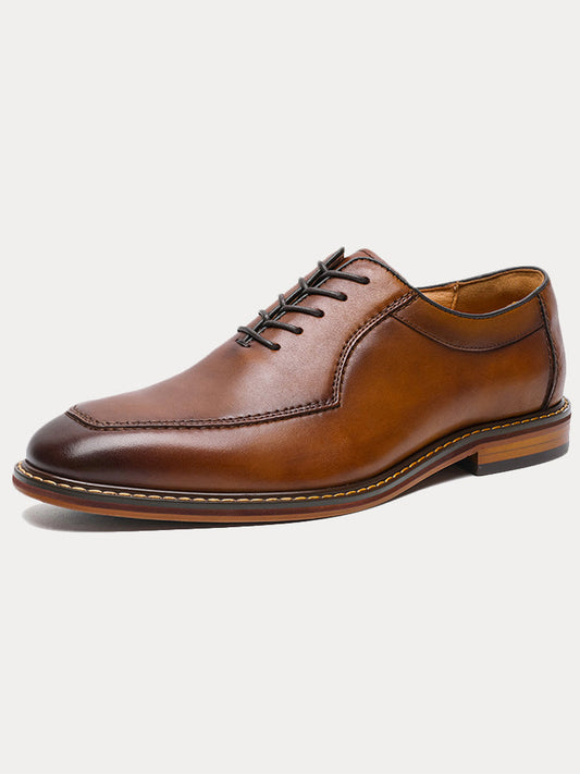 Vintage Leather Derby Shoes