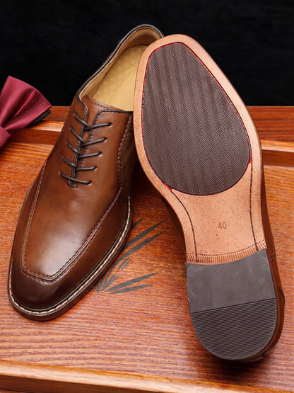 Vintage Leather Derby Shoes