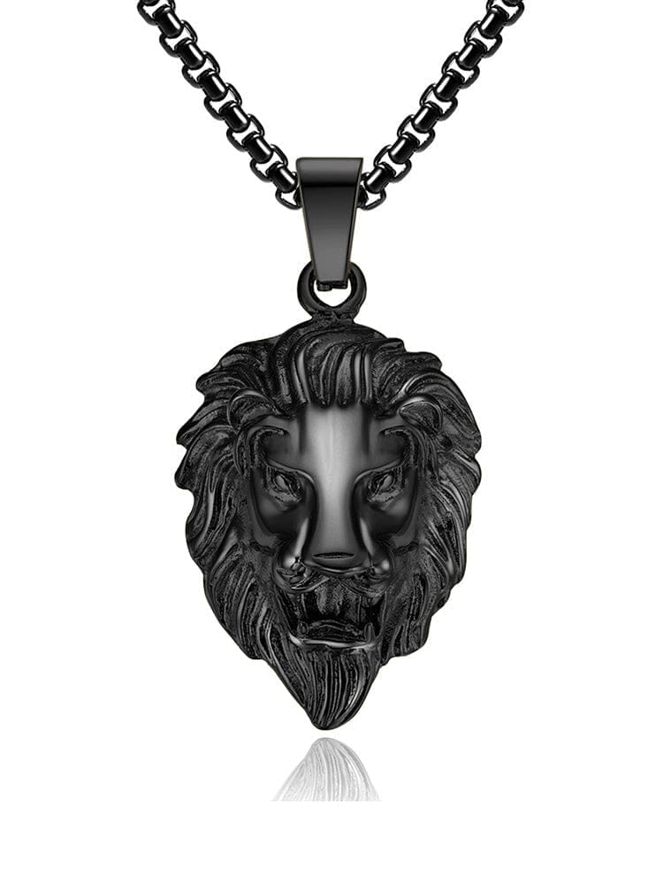 Lion Head Pendant Necklace