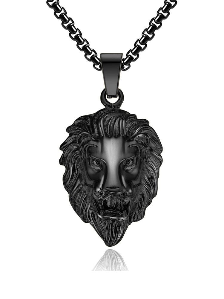Lion Head Pendant Necklace