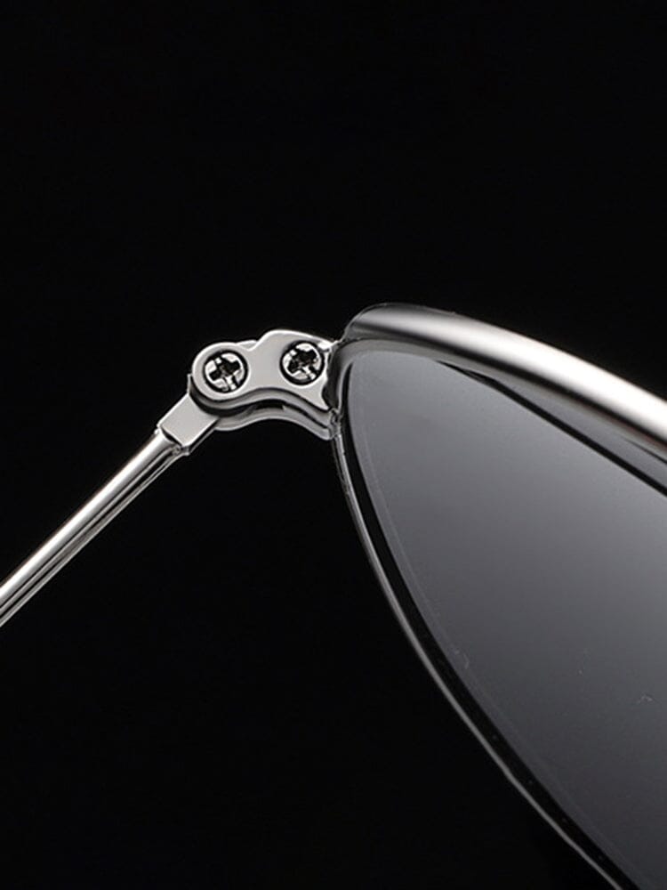 Classic Curved Crossbar Polarized Sunglasses