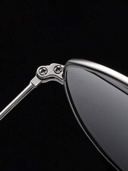 Classic Curved Crossbar Polarized Sunglasses