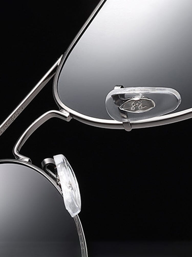 Classic Curved Crossbar Polarized Sunglasses