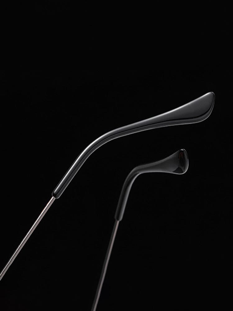 Classic Curved Crossbar Polarized Sunglasses