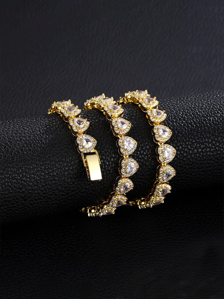 Radiant Hearts Cuba Chain