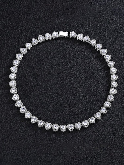 Radiant Hearts Cuba Chain