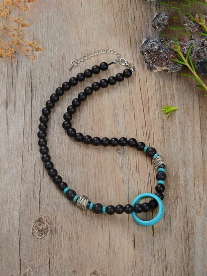 Mystic Ring Beaded Necklace