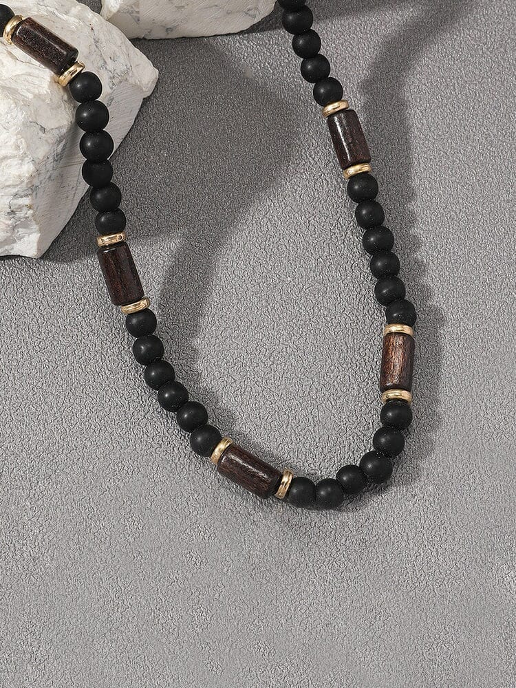 Bohemian Coconut Beaded Necklace