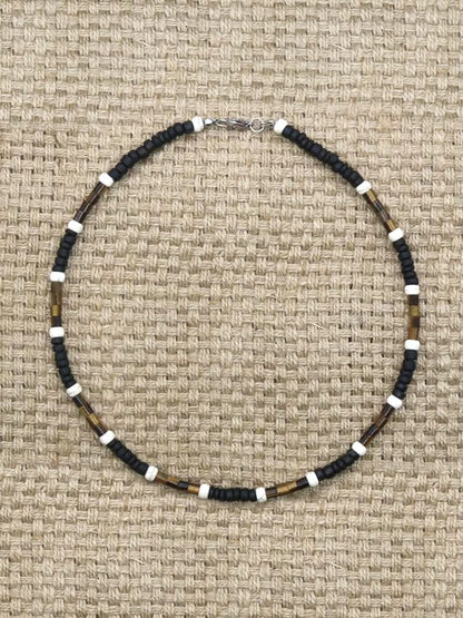 Bohemian Seashell Beaded Necklace