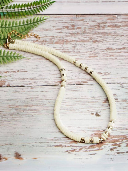 Bohemian Seashell Beaded Necklace