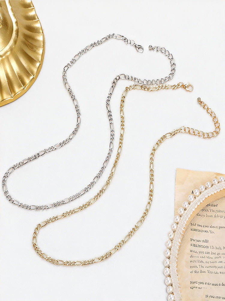 Everyday Simple Figaro Chain Necklace
