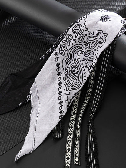 Paisley Kerchief Wallet Jeans Chain