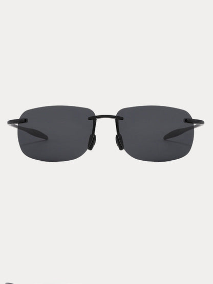 Vintage Rimless Rectangle Sunglasses