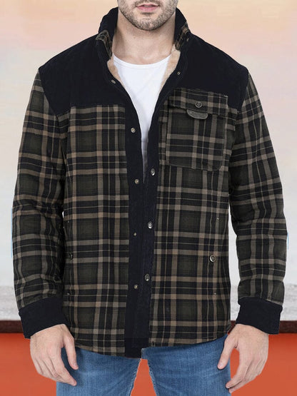 Padded Warm Cotton Flannelette Jacket