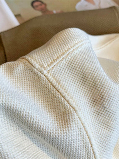 Cozy Striped Splicing Tracksuit Set