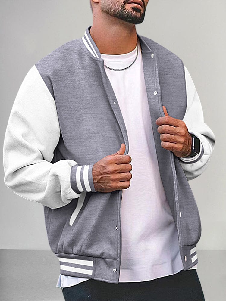Casual Varsity Baseball Jacket