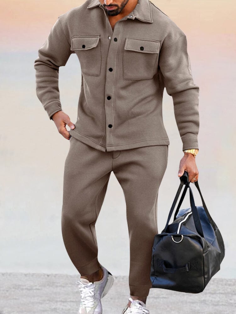Athleisure Suede 2-Piece Set (Live Only)