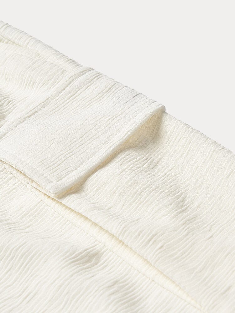 Leisure Texture 2-Piece Shirt Set