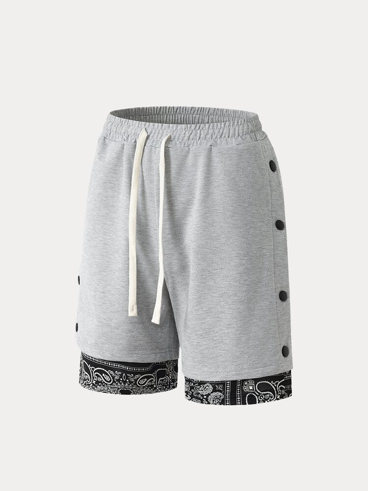 Stylish Paisley Trim Shorts