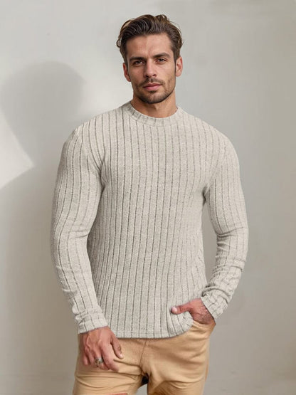 Versatile Stretch Stripe Undershirt
