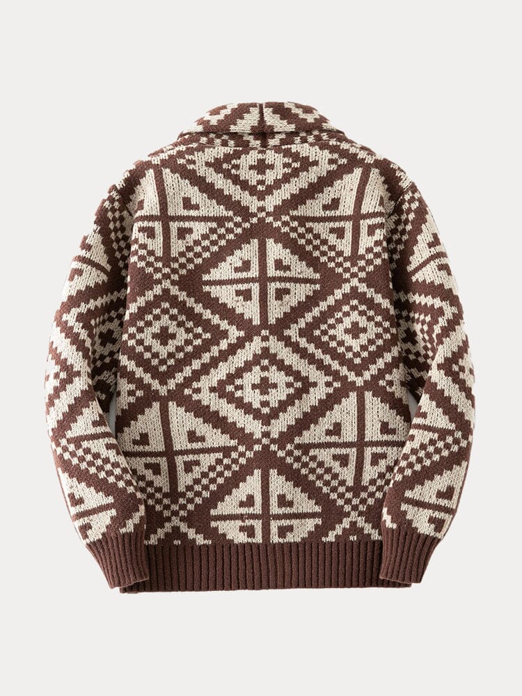 Trendy Shawl Collar Knit Cardigan