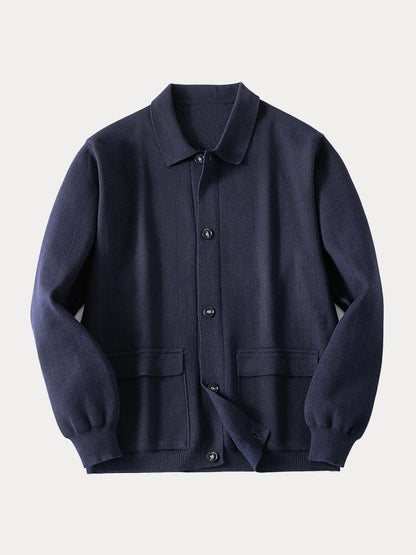 Timeless Polo Collar Cardigan