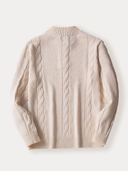 Casual Cable Knit Sweater