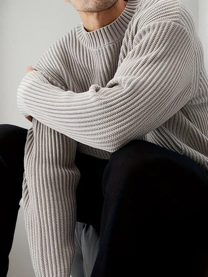 Smart Casual Minimalist Knit Pullover