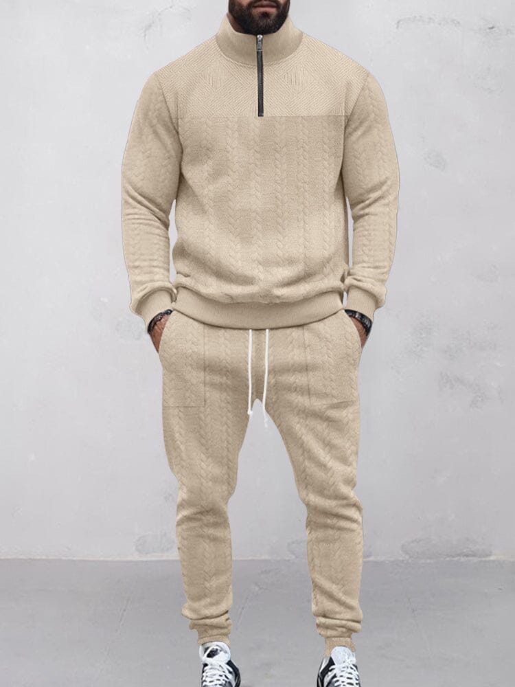 Modern Jacquard Activewear Set